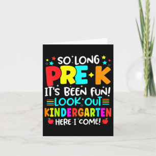 Zo lang pre-k Afstuderen kleuterschool hier kom ik Kaart