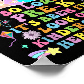 Zo lang pre-k Afstuderen kleuterschool hier kom ik Poster (Hoek)