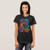 Zo lang Pre K Kijk uit Kleuterschool Tie Dye Kinde T-shirt (Voorkant volledig)