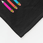 Zo lang pre-k Kindergarten hier Afstuderen vorige  Fleece Deken (Hoek)
