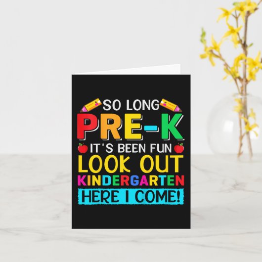 Zo lang pre-k Kindergarten hier Afstuderen vorige  Kaart (Gele Bloem)