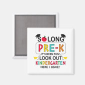 Zo lang pre-k Kindergarten hier Afstuderen vorige Magneet (Voorkant / Achterkant)