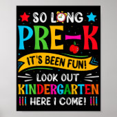 Zo lang pre-k Kindergarten hier Afstuderen vorige  Poster (Voorkant)
