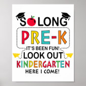 Zo lang pre-k Kindergarten hier Afstuderen vorige  Poster (Voorkant)