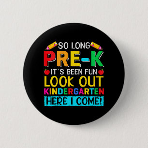 Zo lang pre-k Kindergarten hier Afstuderen vorige  Ronde Button 5,7 Cm
