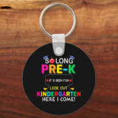 Zo lang pre-k Kindergarten hier Afstuderen vorige Sleutelhanger (Voorkant)