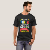 Zo lang pre-k Kindergarten hier Afstuderen vorige T-shirt (Voorkant volledig)