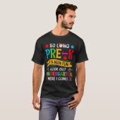 Zo lang pre-k Kindergarten hier Afstuderen vorige T-shirt (Voorkant volledig)
