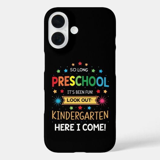 Zo lang voorschoolse Afstuderen Afstuderen Kind va Case-Mate iPhone Case (Achterkant)