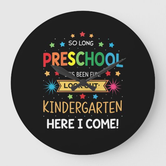 Zo lang voorschoolse Afstuderen Afstuderen Kind va Grote Klok (Voorkant)
