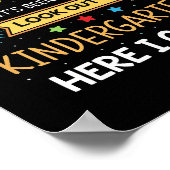 Zo lang voorschoolse Afstuderen Afstuderen Kind va Poster (Hoek)