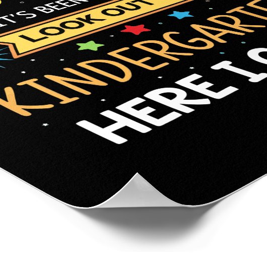 Zo lang voorschoolse Afstuderen Afstuderen Kind va Poster (Hoek)