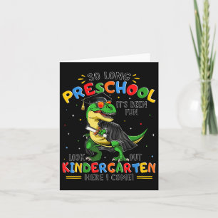 Zo lang voorschoolse Afstuderen CL van 2025 dinosa Kaart