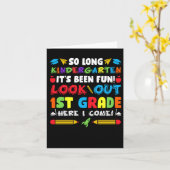 Zo Lange Kindergarten 1ste graad Kaart (Gele Bloem)