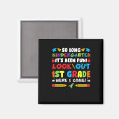 Zo Lange Kindergarten 1ste graad Magneet (Voorkant / Achterkant)
