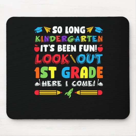 Zo Lange Kindergarten 1ste graad Muismat (Voorkant)