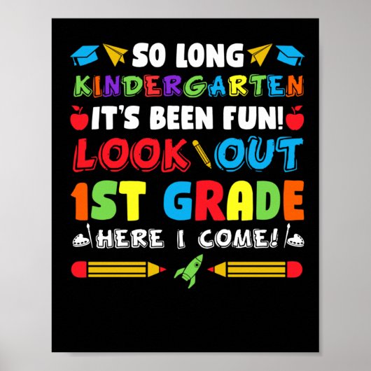 Zo Lange Kindergarten 1ste graad Poster (Voorkant)
