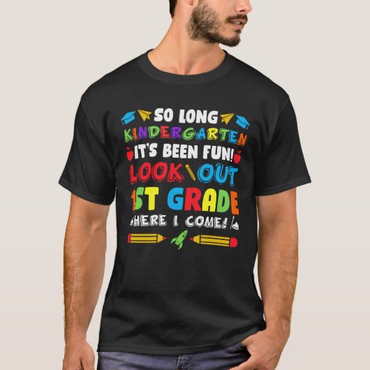 Zo Lange Kindergarten 1ste graad T-shirt (Voorkant)