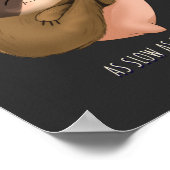 zo langzaam mogelijk poster (Hoek)