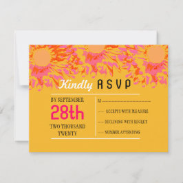 Zo  lentestventilator Mitzvah Reply Card RSVP Kaartje