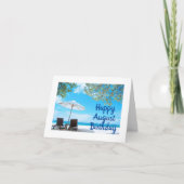 **ZO LEUK ALS EEN DAG OP HET STRAND** AUGUSTUS VER KAART (Voorkant)