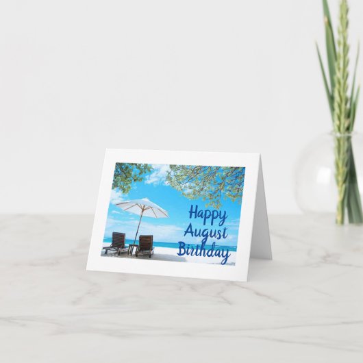 **ZO LEUK ALS EEN DAG OP HET STRAND** AUGUSTUS VER KAART (Voorkant)