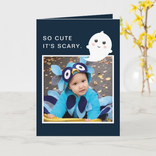 Zo Leuk is het Eng Gelukkig Halloween Kaart (Gele Bloem)