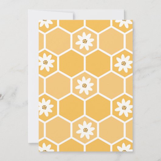 Zo leuk om Bee One Bumble Bee 1e Verjaardag Kaart (Achterkant)