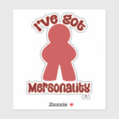 Zo leuke Mersonality spelstuk verklaring Sticker (Vel)