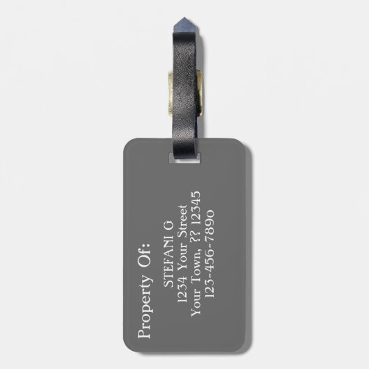 Zo levend Moeder Monster Blond Originele Kunst Bagagelabel (Achterkant verticaal)