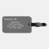 Zo levend Moeder Monster Blond Originele Kunst Bagagelabel (Achterkant horizontaal)