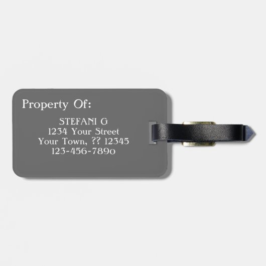 Zo levend Moeder Monster Blond Originele Kunst Bagagelabel (Achterkant horizontaal)