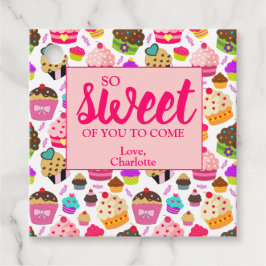 Zo lief dat je bent gekomen om te feesten Bedankt Bedankjes Labels