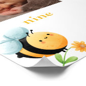 Zo lief om 12 maanden Foto Collage White P Poster (Hoek)