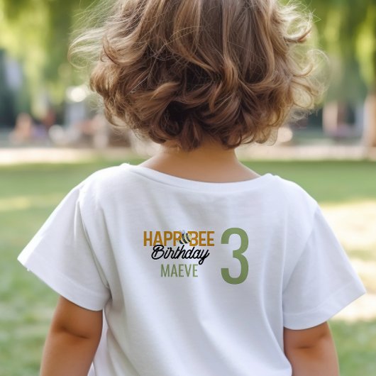 Zo lief om drie 3e verjaardag te zijn kinder shirts