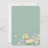 Zo lief om drie meisje verjaardagsfeestje te zijn kaart (Achterkant)