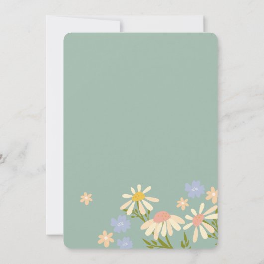 Zo lief om drie meisje verjaardagsfeestje te zijn kaart (Achterkant)