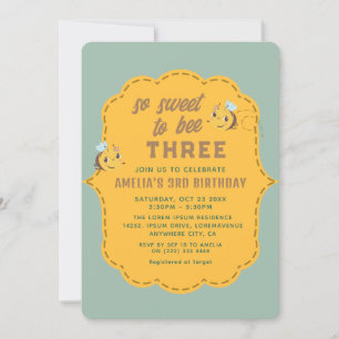 Zo lief om drie meisje verjaardagsfeestje te zijn kaart