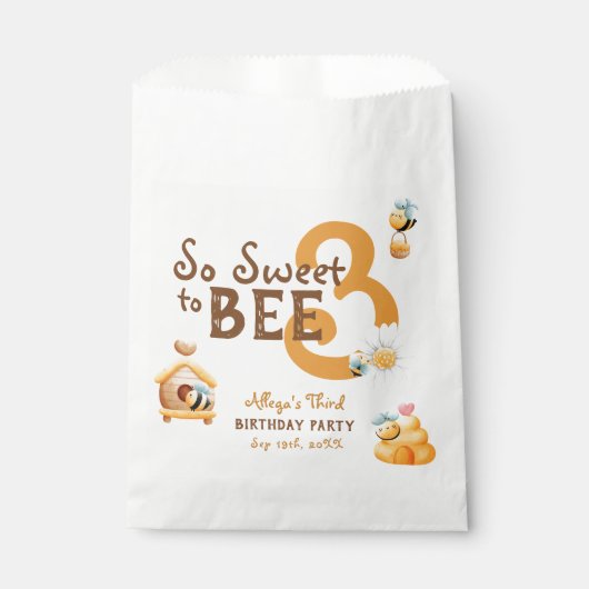 Zo lief om drie Schattigee 3e verjaardagsfeestje t Bedankzakje (Voorkant)