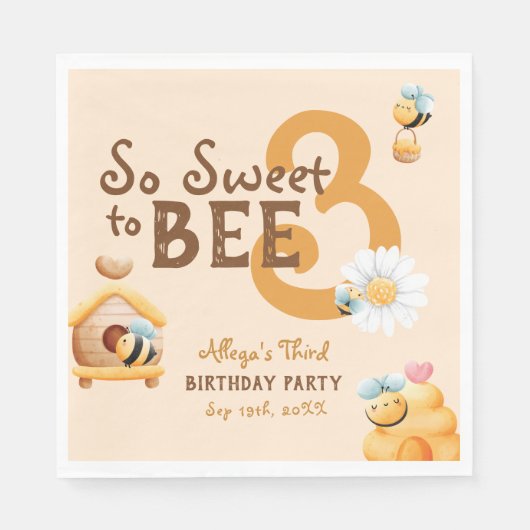 Zo lief om drie Schattigee 3e verjaardagsfeestje t Servet (Voorkant)