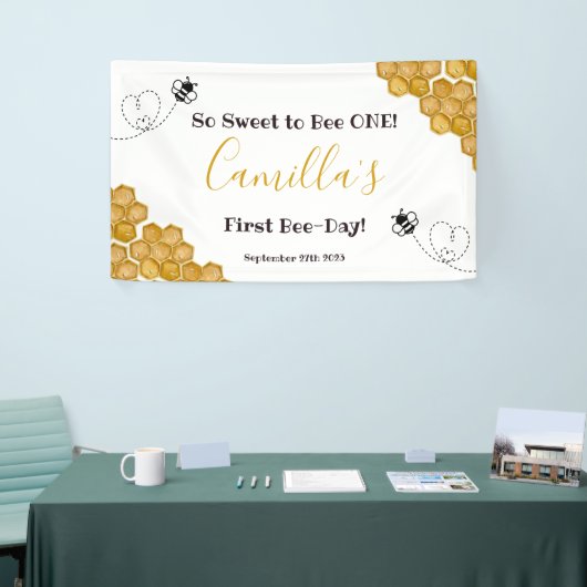 Zo lief om een 1e verjaardag te worden spandoek (Beurs)