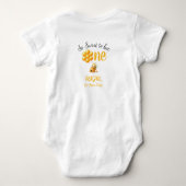 ZO LIEF OM ÉÉN 1E VERJAARDAG TE ZIJN ROMPER (Achterkant)