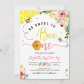 Zo lief om één feest bij-dag 1e verjaardag te zijn kaart (Voorkant)