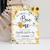 Zo lief om één feest bij-dag 1e verjaardag te zijn kaart