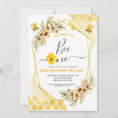 Zo lief om één honing verjaardagsfeestje te zijn kaart (Voorkant)