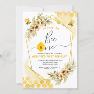 Zo lief om één honing verjaardagsfeestje te zijn kaart