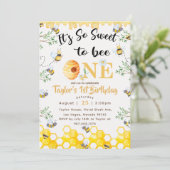 Zo lief om één verjaardagsuitnodiging te zijn kaart (Staand voorkant)