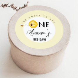 Zo lief om eens bij te zijn ronde sticker