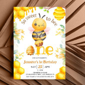 Zo lief om er een te zijn! 1e verjaardag meisje mo kaart