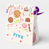 Zo lief om... kinderen verjaardag te zijn bedankdoosjes (Achterkant)